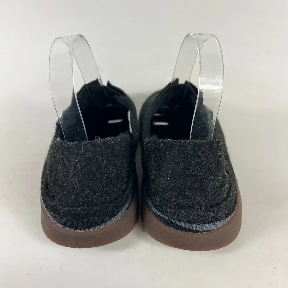 Chaco Revel Moccasin Men's 7 Black Slip On Low Round Toe Casual Shoes JCH107775